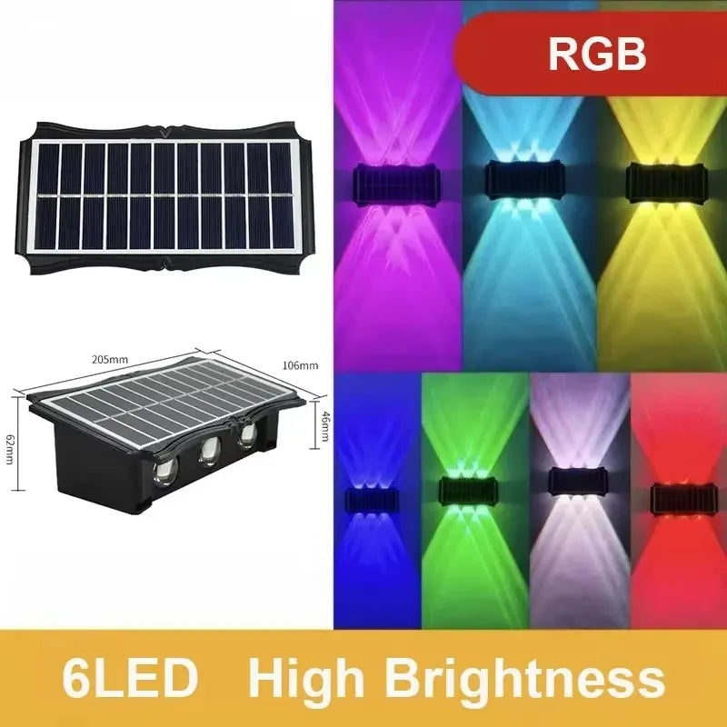Waterproof Solar Up-Down Wall Light