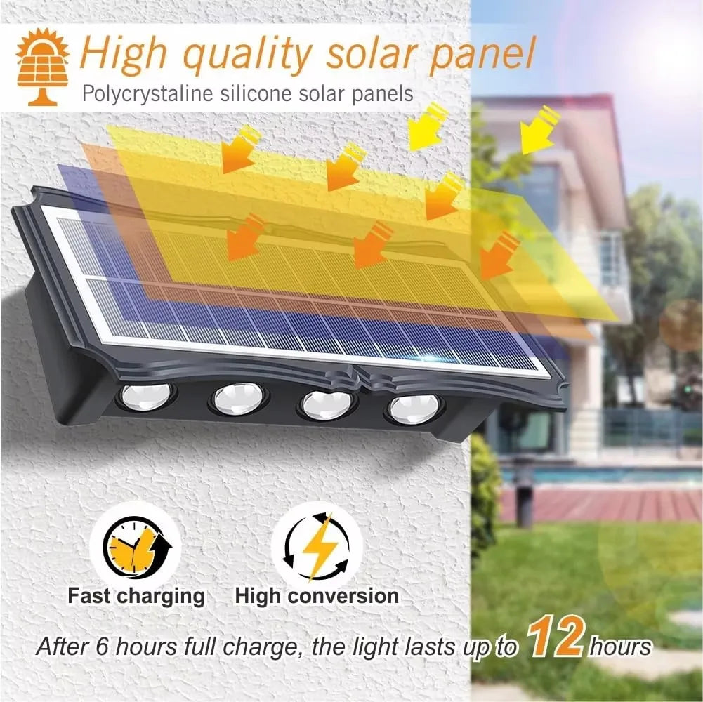 Waterproof Solar Up-Down Wall Light