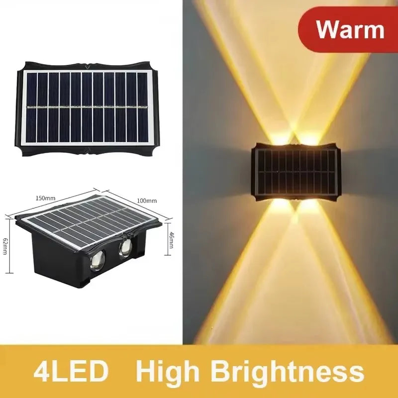 Waterproof Solar Up-Down Wall Light