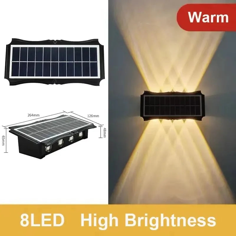 Waterproof Solar Up-Down Wall Light